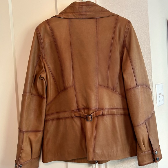 New Custom Made in Turkey Lined Leather Jacket. SUPER FAST SHIPPING - Picture 3 of 16